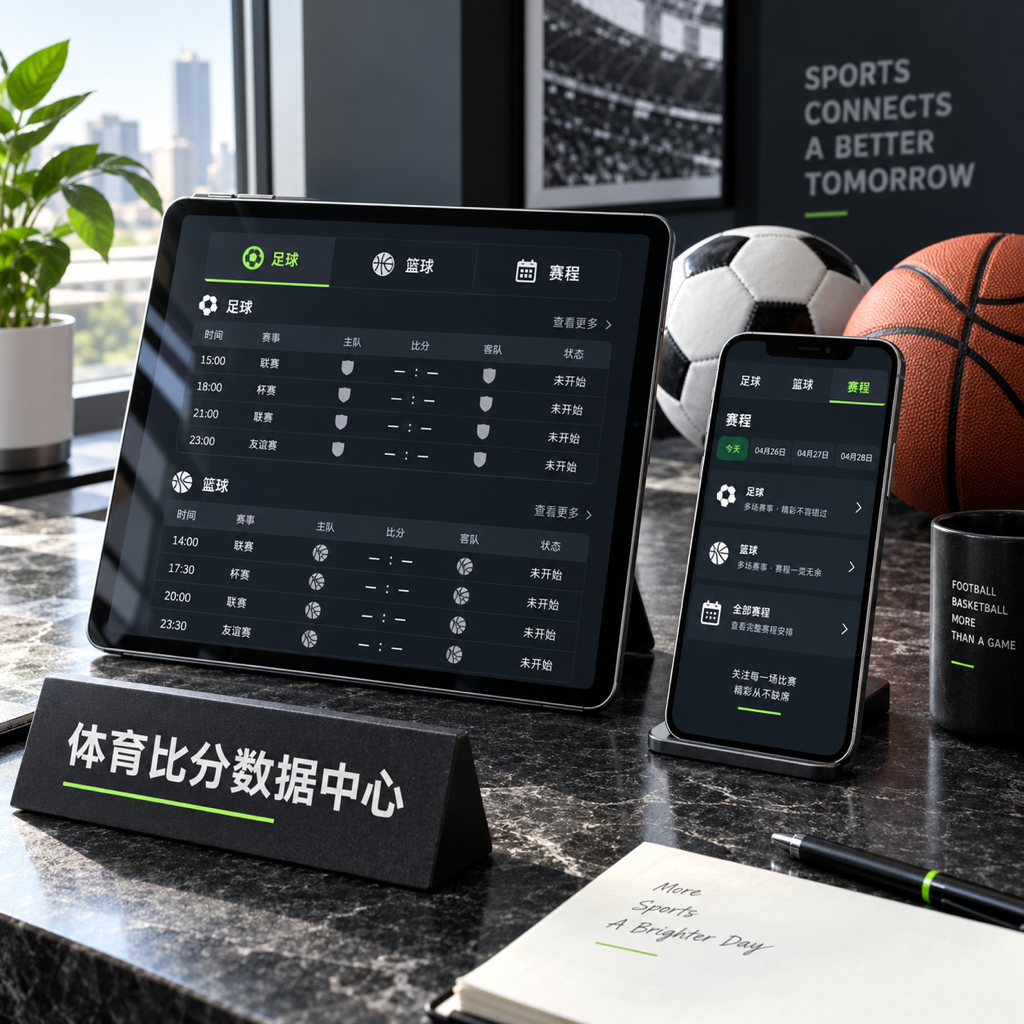 体育比分数据中心 比分数据看板、赛程提醒与手机端阅读 原创配图