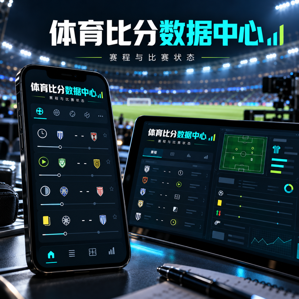 体育比分数据中心 比分数据看板、赛程提醒与手机端阅读 原创配图