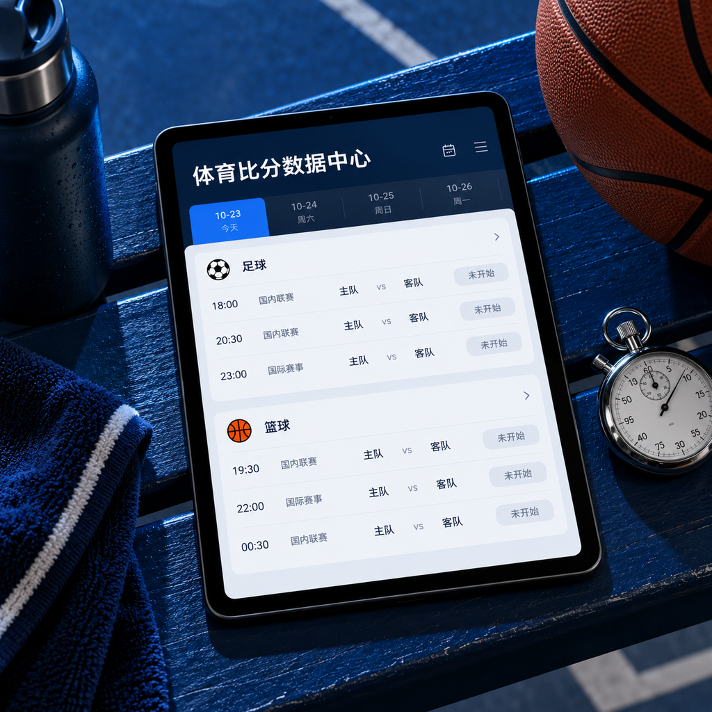 体育比分数据中心 比分数据看板、赛程提醒与手机端阅读 原创配图
